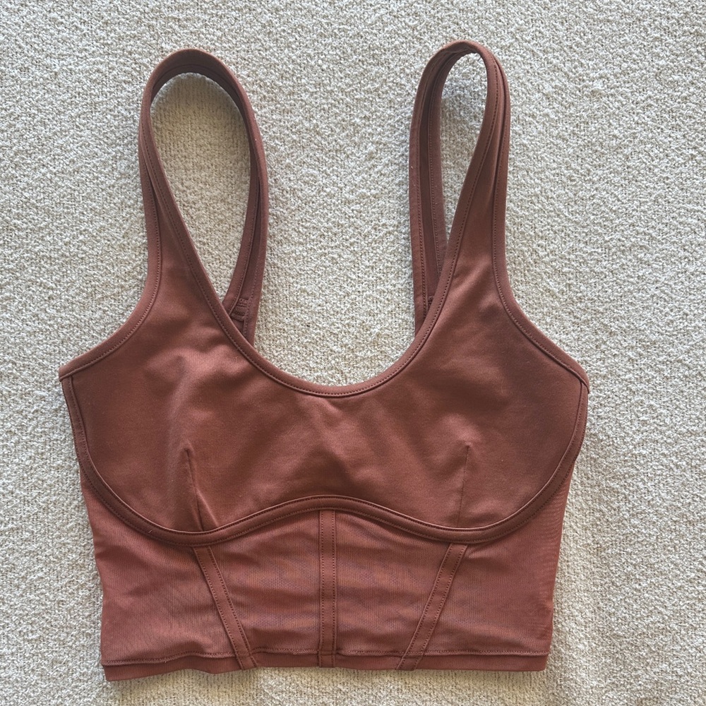 Airbrush Mesh Corset Bra